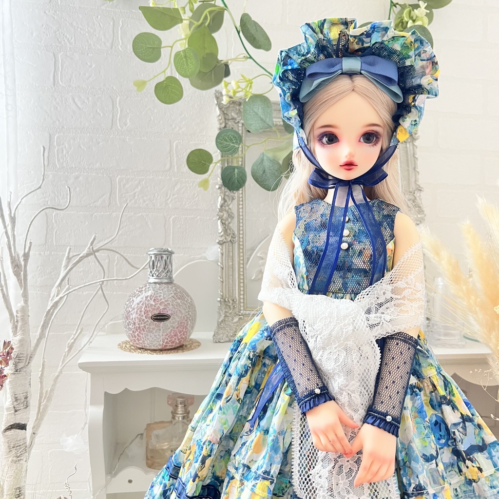 no.L-010 スーパードルフィー SDサイズ LIBERTY ワンピース ドレス