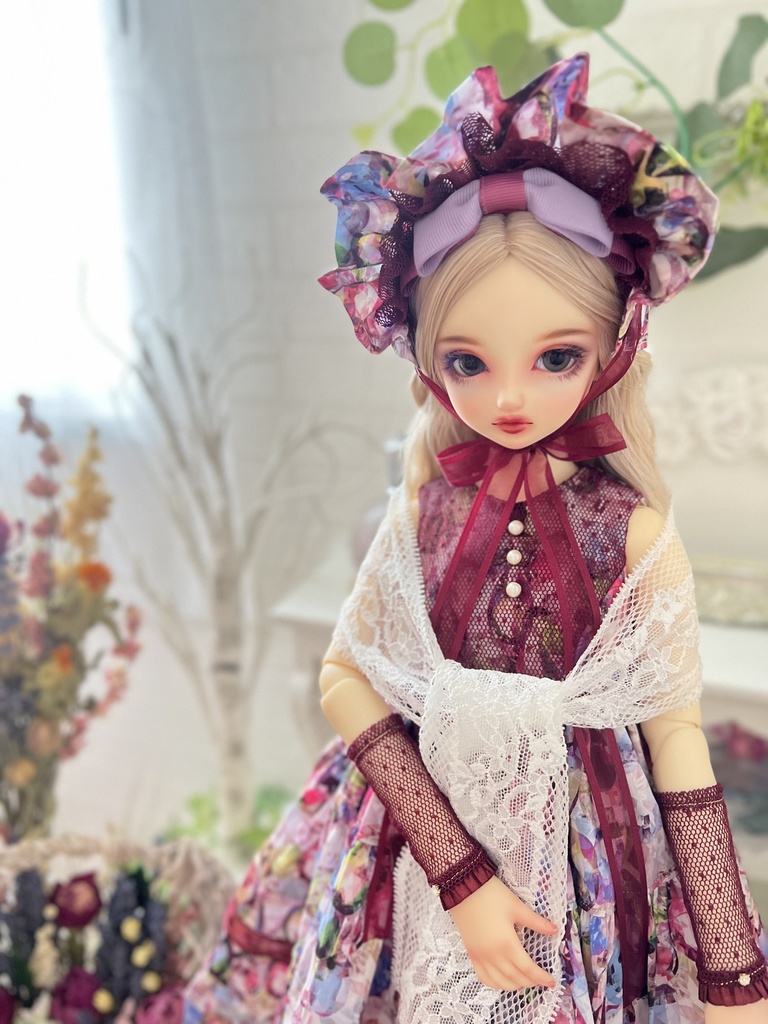 no.L-011 スーパードルフィー SDサイズ LIBERTY ワンピース ドレス