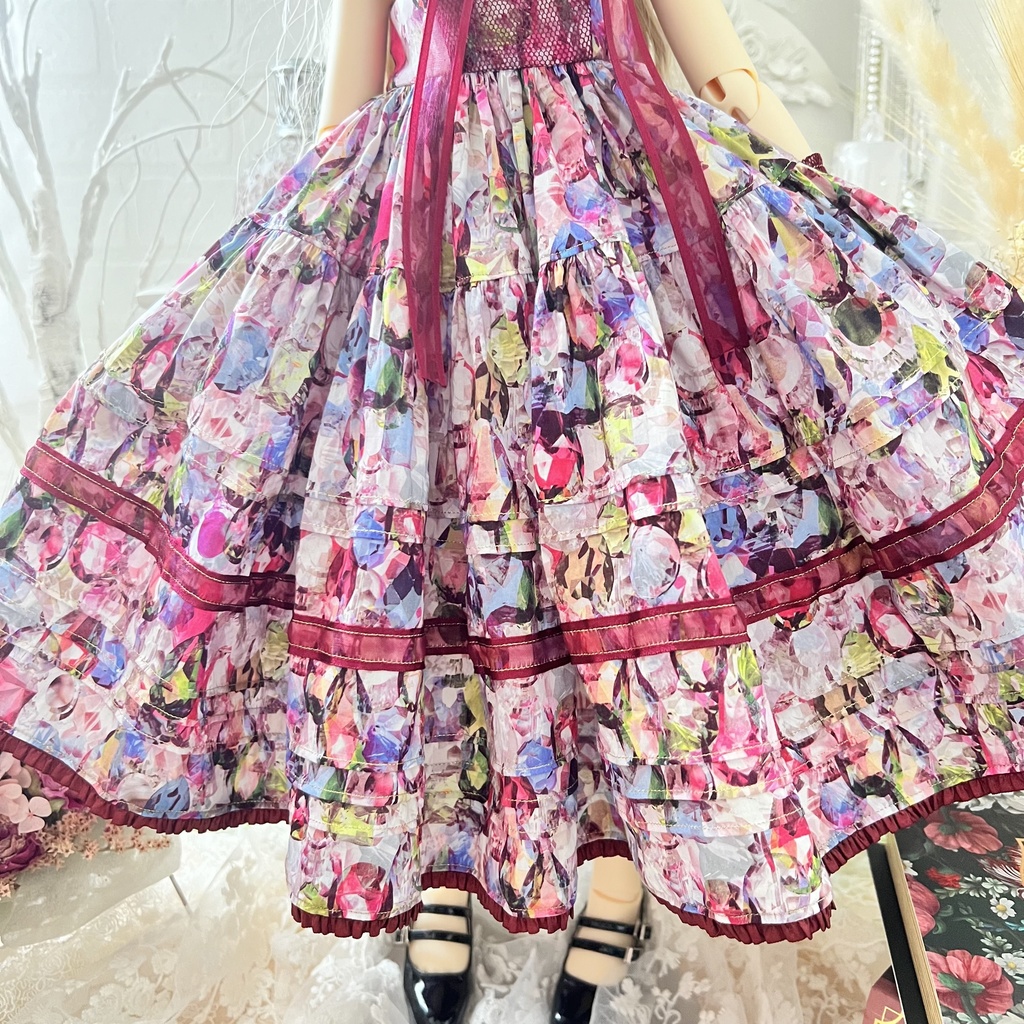 no.L-011 スーパードルフィー SDサイズ LIBERTY ワンピース ドレス