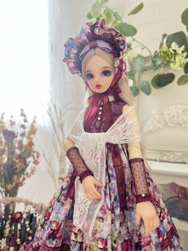 no.L-011 スーパードルフィー SDサイズ LIBERTY ワンピース ドレス