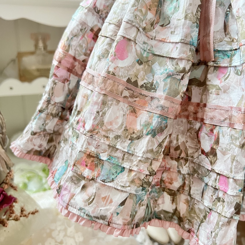 no.L-012 スーパードルフィー SDサイズ LIBERTY ワンピース ドレス