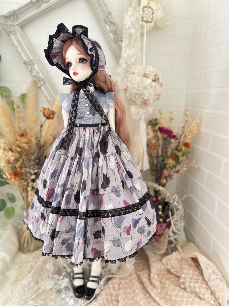 no.L-013 スーパードルフィー SDサイズ LIBERTY ワンピース ドレス