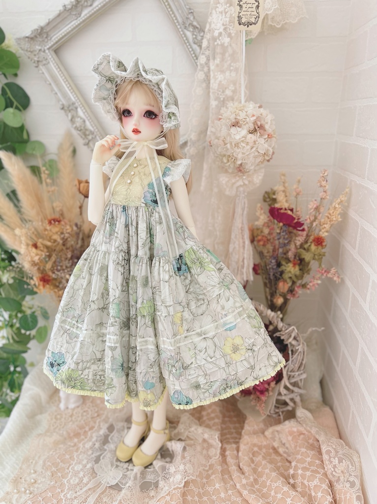 no.L-015 スーパードルフィー SDサイズ LIBERTY ワンピース ドレス