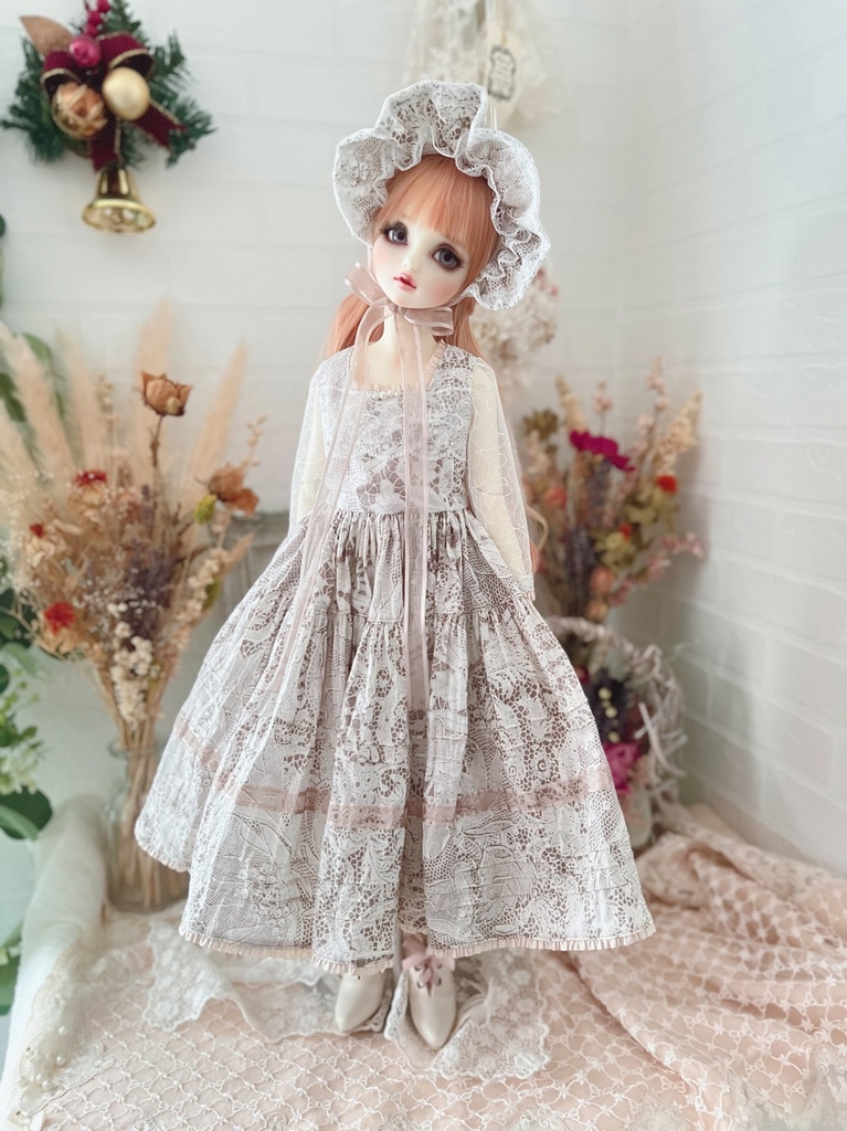 no.L-016 スーパードルフィー SDサイズ YUWAワンピース ドレス