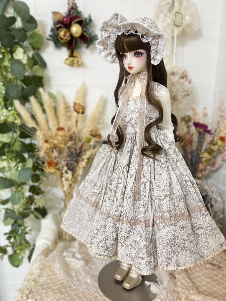 no.L-016 スーパードルフィー SDサイズ YUWAワンピース ドレス