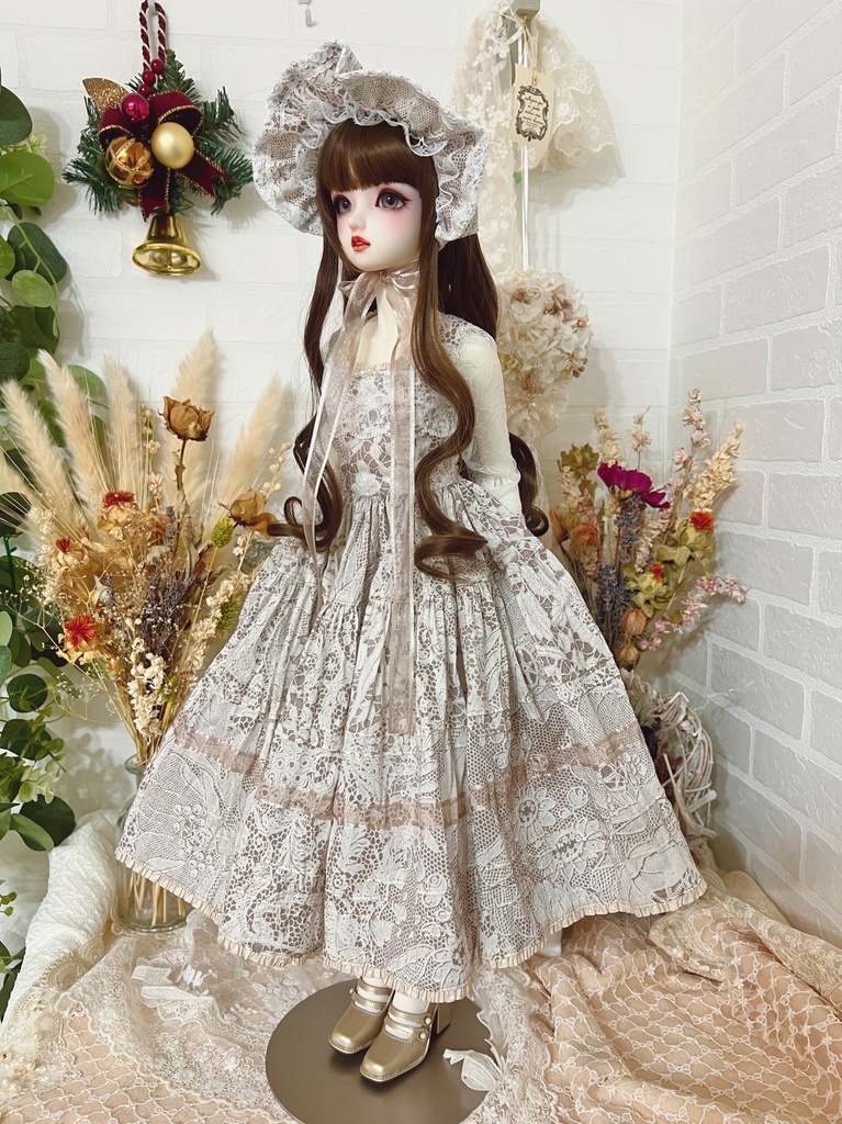 no.L-016 スーパードルフィー SDサイズ YUWAワンピース ドレス