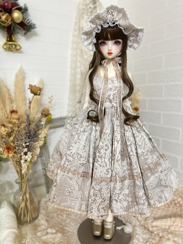 no.L-016 スーパードルフィー SDサイズ YUWAワンピース ドレス