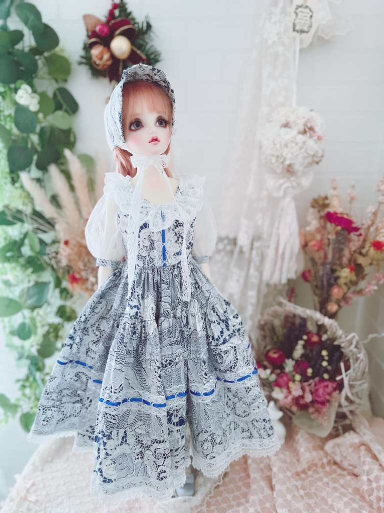 no.L-017 スーパードルフィー SDサイズ YUWAワンピース ドレス