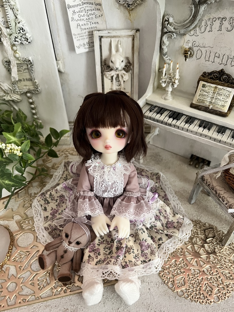 no.S-001 スーパードルフィー 幼SDサイズ LIBERTYワンピース