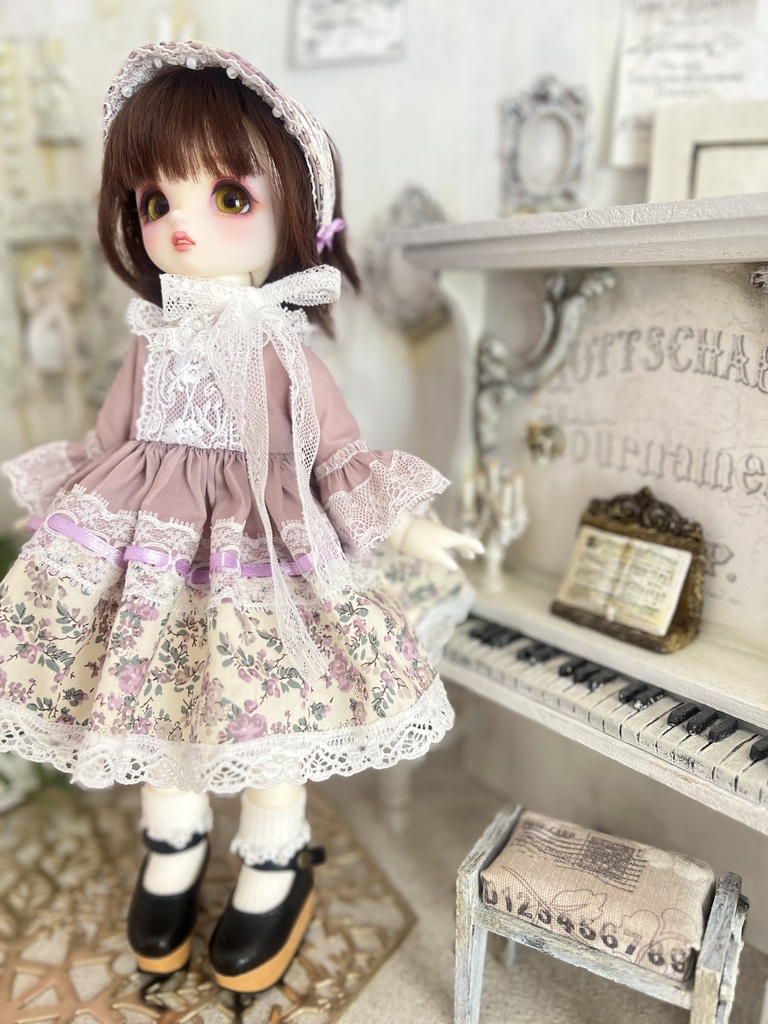 no.S-001 スーパードルフィー 幼SDサイズ LIBERTYワンピース