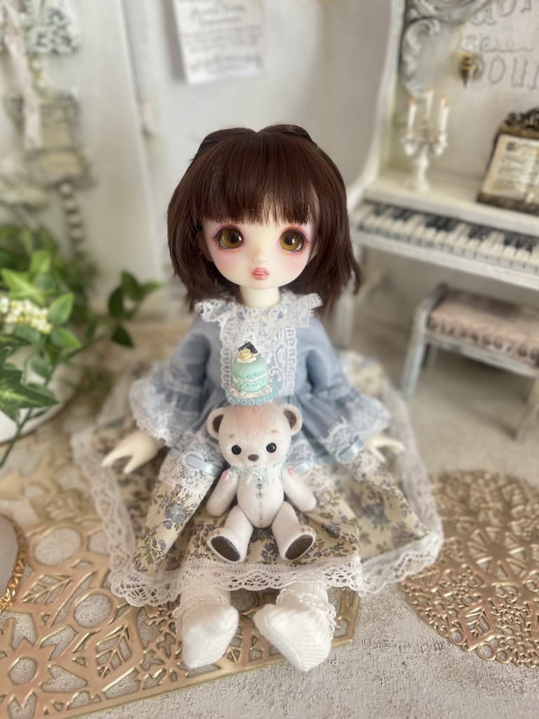 no.S-002 スーパードルフィー 幼SDサイズ LIBERTYワンピース