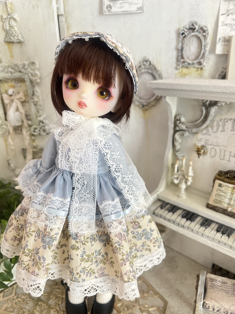 no.S-002 スーパードルフィー 幼SDサイズ LIBERTYワンピース