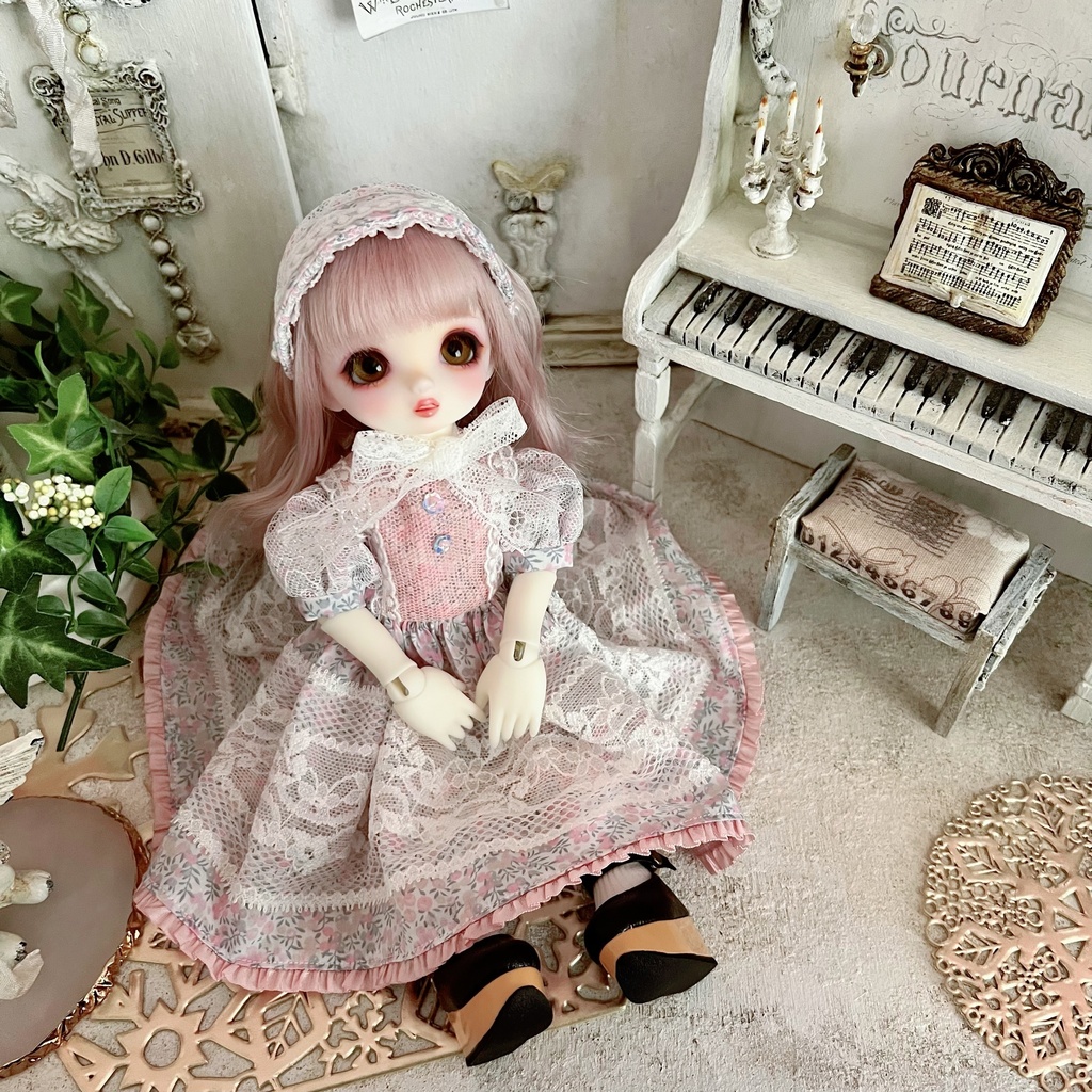 no.S-003 スーパードルフィー 幼SDサイズ LIBERTYワンピース