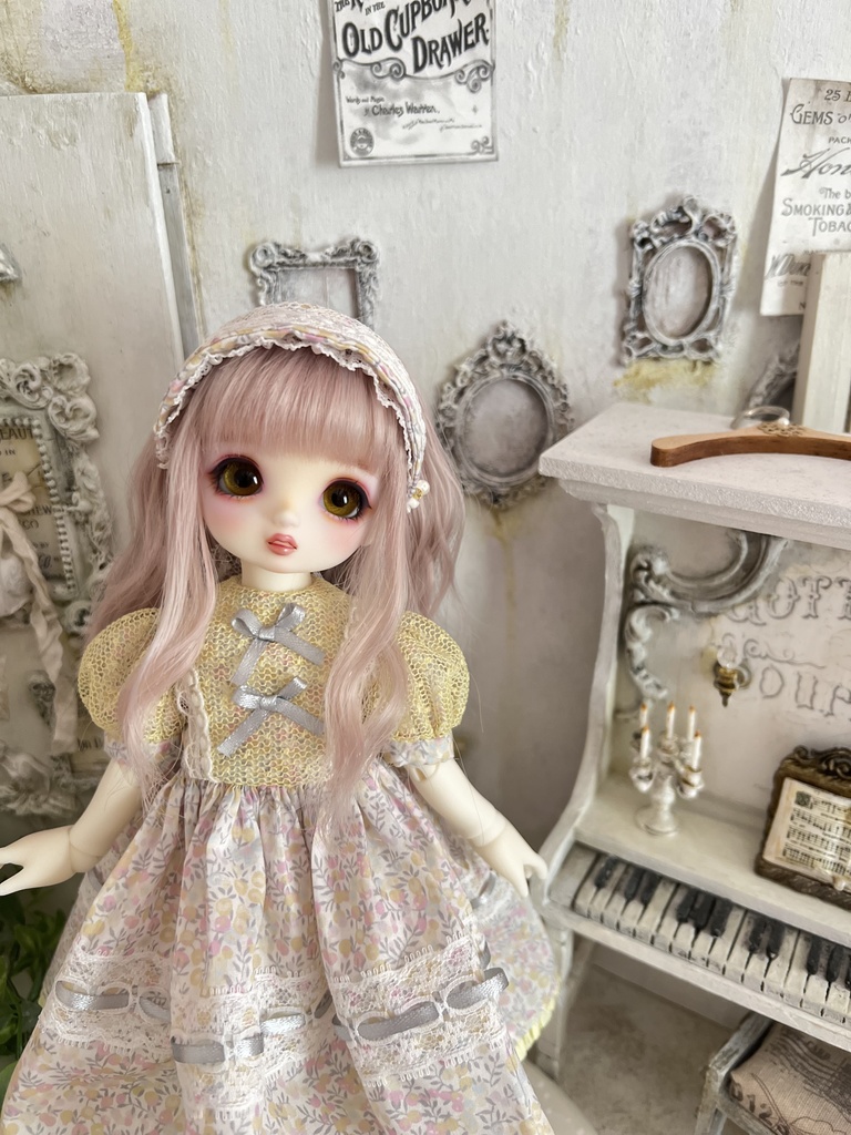 no.S-004 スーパードルフィー 幼SDサイズ LIBERTYワンピース