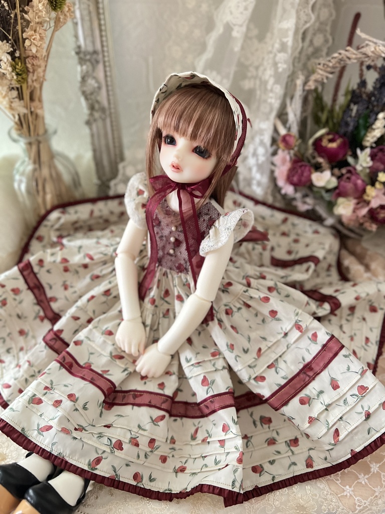 no.M-017 スーパードルフィー SDMサイズ LIBERTY ワンピース ドレス