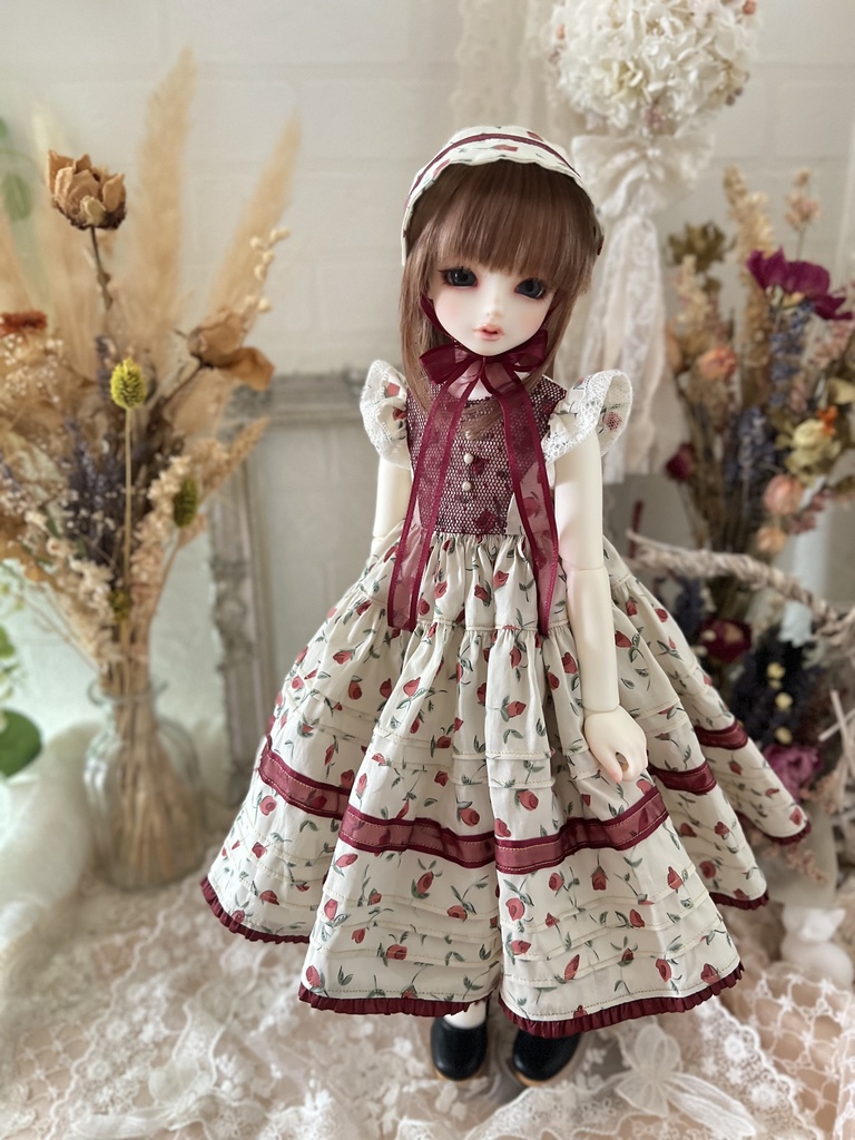 no.M-017 スーパードルフィー SDMサイズ LIBERTY ワンピース ドレス