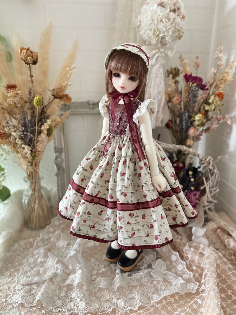 no.M-017 スーパードルフィー SDMサイズ LIBERTY ワンピース ドレス