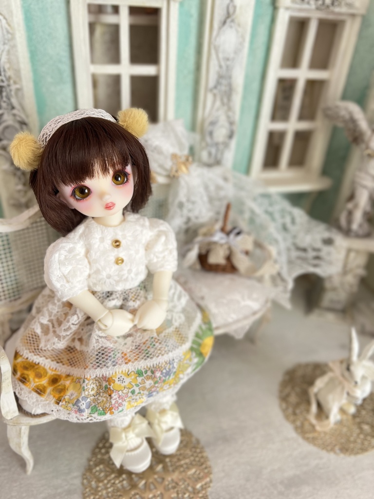 no.S-005〜009 スーパードルフィー 幼SDサイズ LIBERTYワンピース