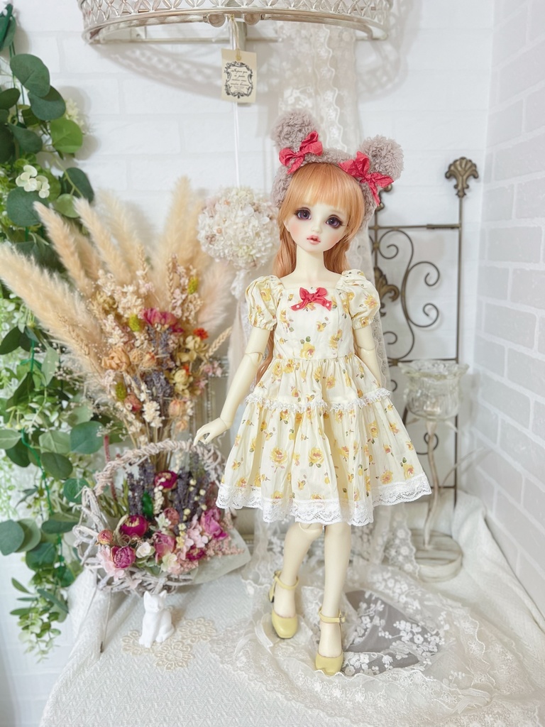 no.L-021〜24 スーパードルフィー SDサイズ LIBERTYワンピース ドレス