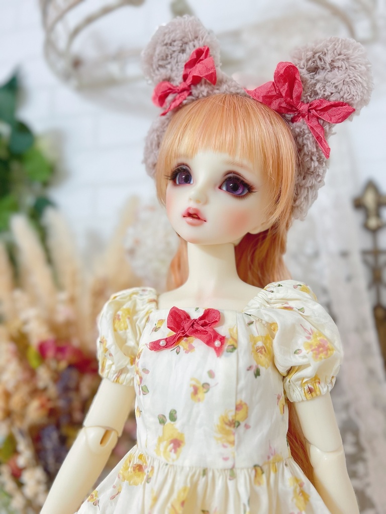 no.L-021〜24 スーパードルフィー SDサイズ LIBERTYワンピース ドレス