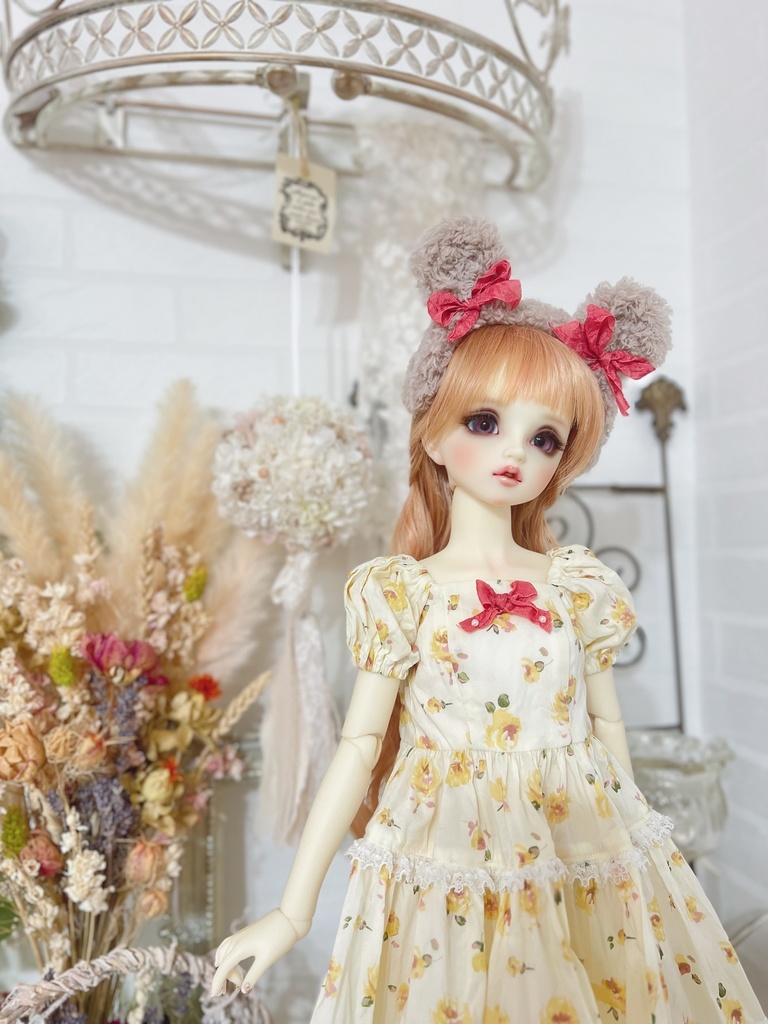 no.L-021〜24 スーパードルフィー SDサイズ LIBERTYワンピース ドレス