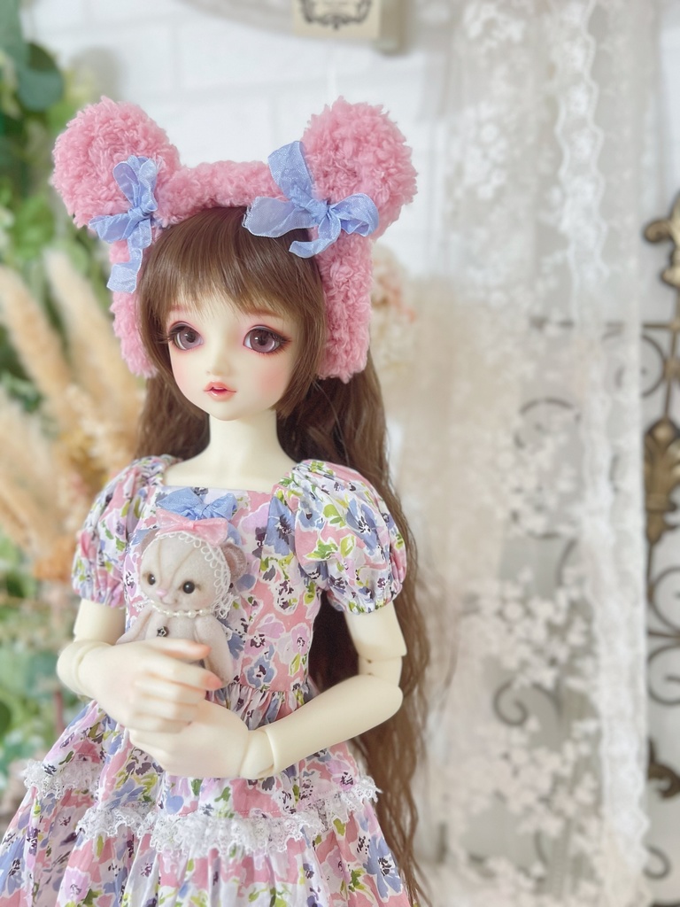 no.L-021〜24 スーパードルフィー SDサイズ LIBERTYワンピース ドレス