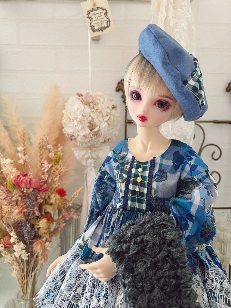 no.L-028 スーパードルフィー SDサイズ LIBERTYワンピース ドレス