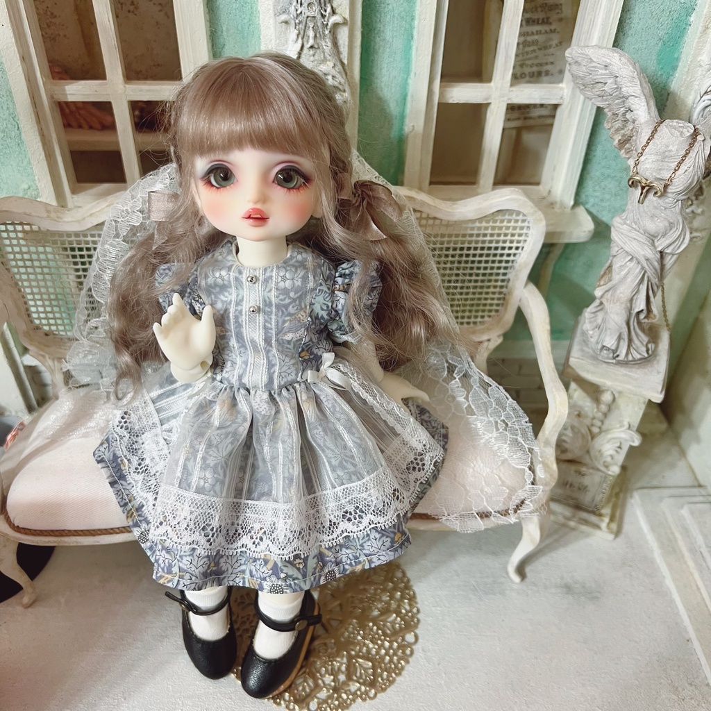 no.S-010 スーパードルフィー 幼SDサイズ LIBERTYワンピース