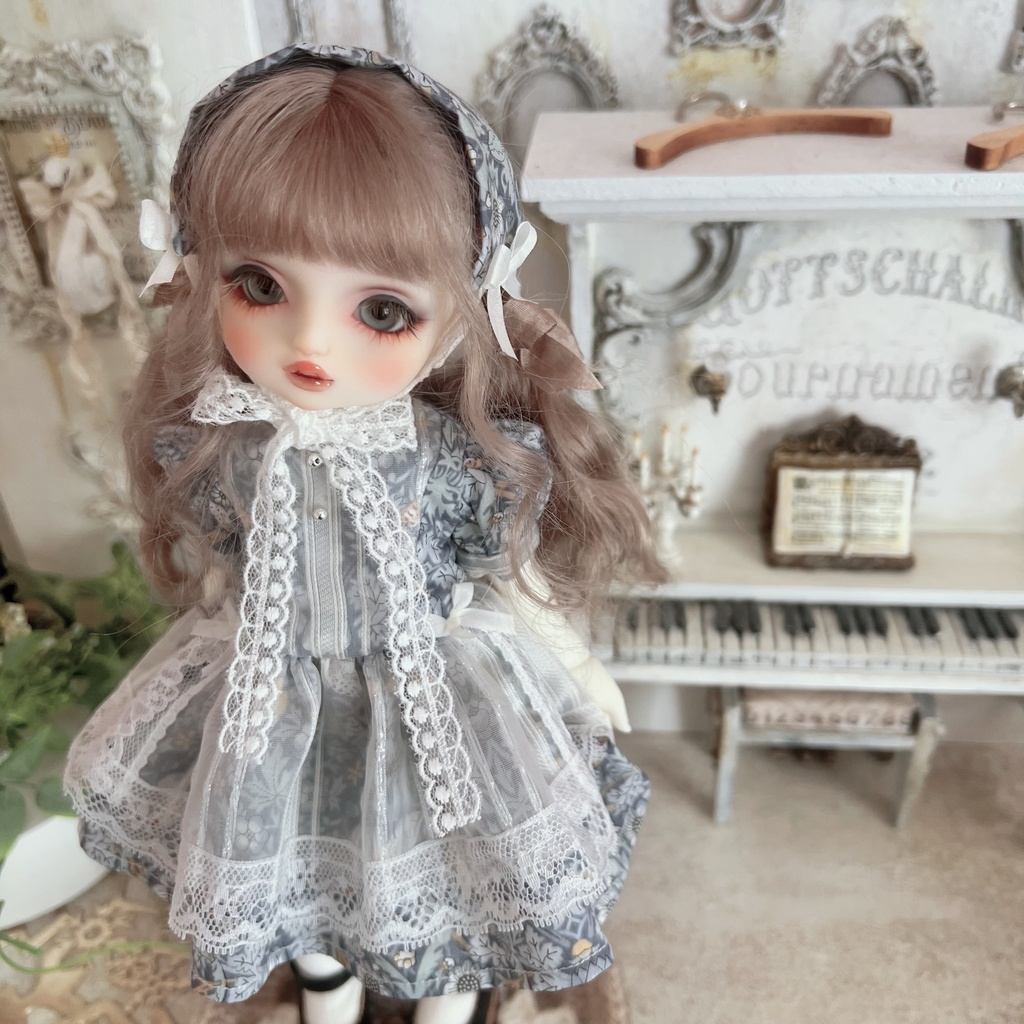 no.S-010 スーパードルフィー 幼SDサイズ LIBERTYワンピース