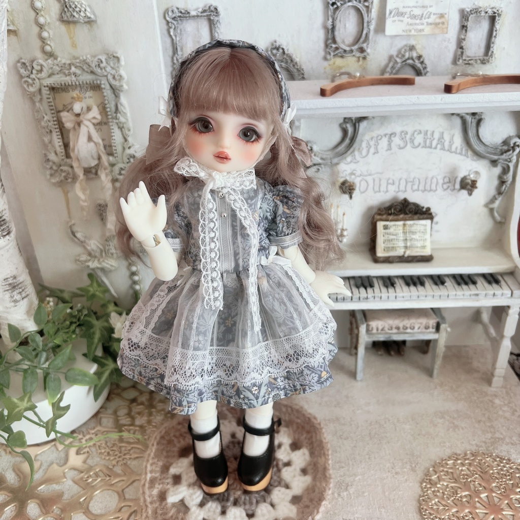 no.S-010 スーパードルフィー 幼SDサイズ LIBERTYワンピース