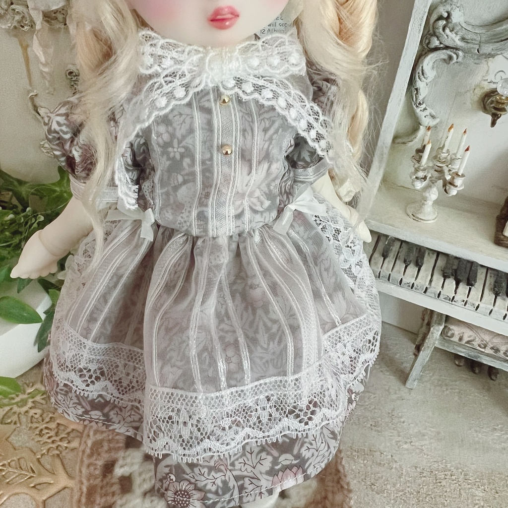 no.S-011 スーパードルフィー 幼SDサイズ LIBERTYワンピース