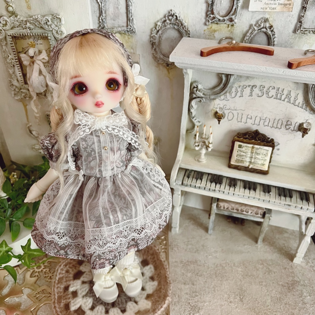 no.S-011 スーパードルフィー 幼SDサイズ LIBERTYワンピース