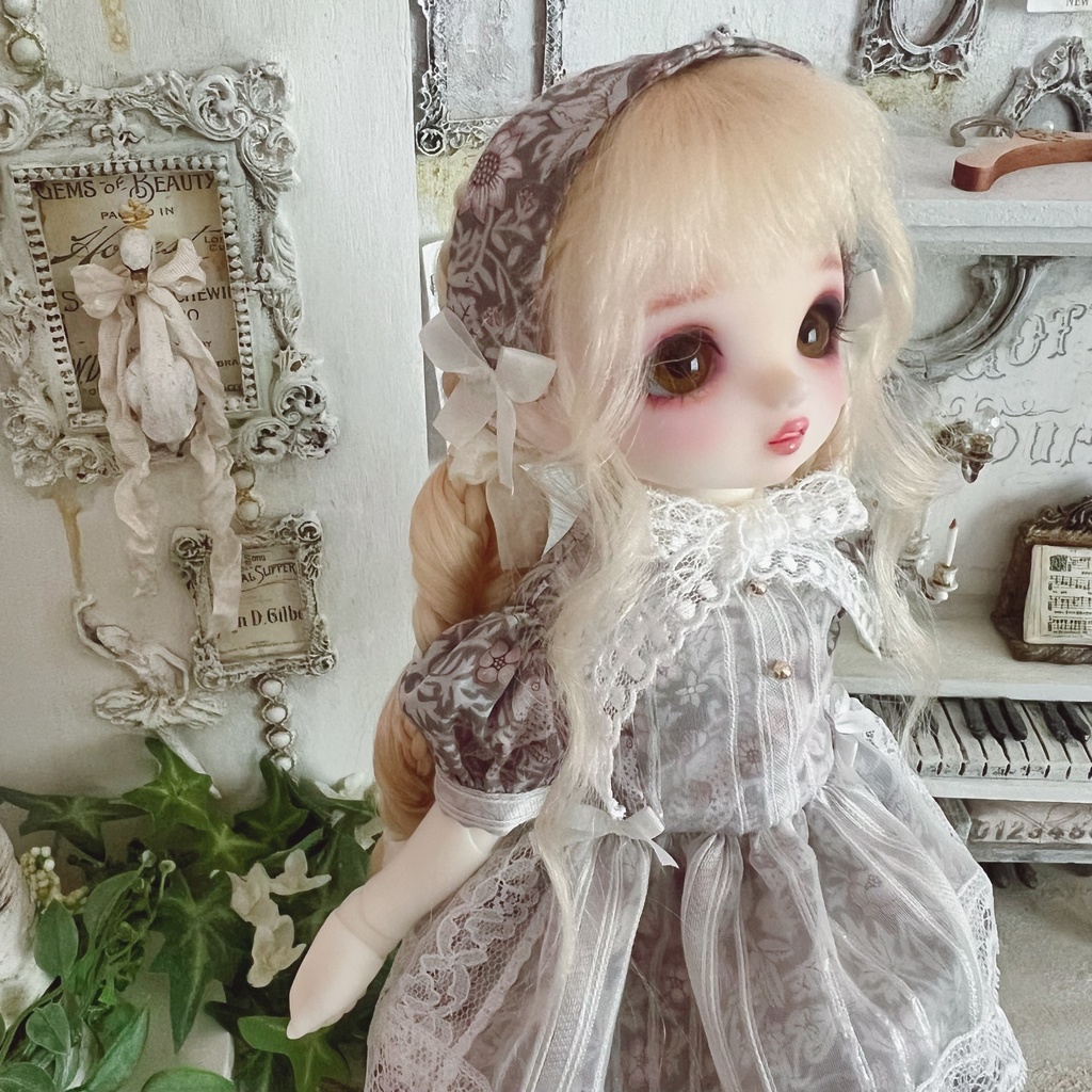 no.S-011 スーパードルフィー 幼SDサイズ LIBERTYワンピース