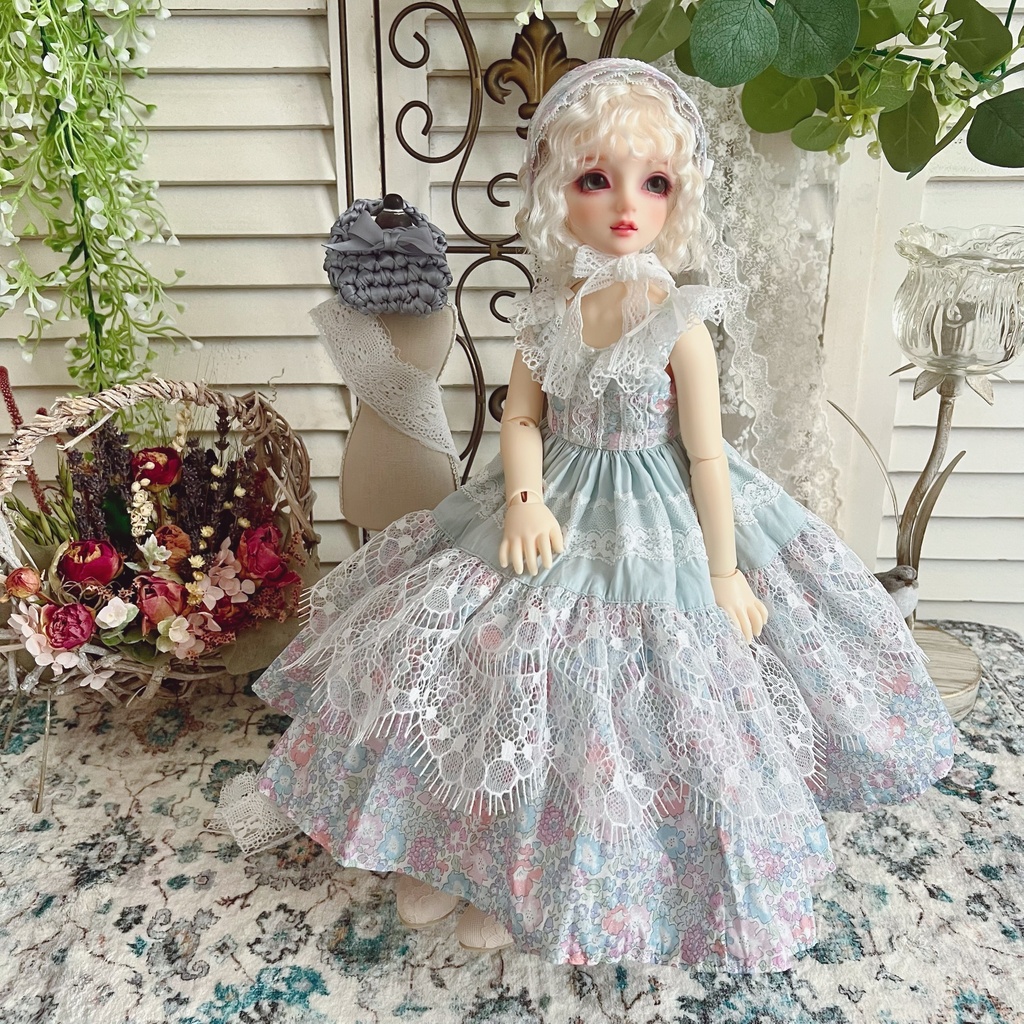 no.M-024 スーパードルフィー SDMサイズ LIBERTY ワンピース ドレス