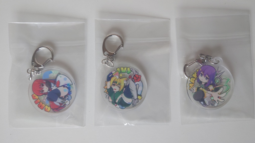 【機械の少女シリーズ】アクリルキーホルダー3個セット