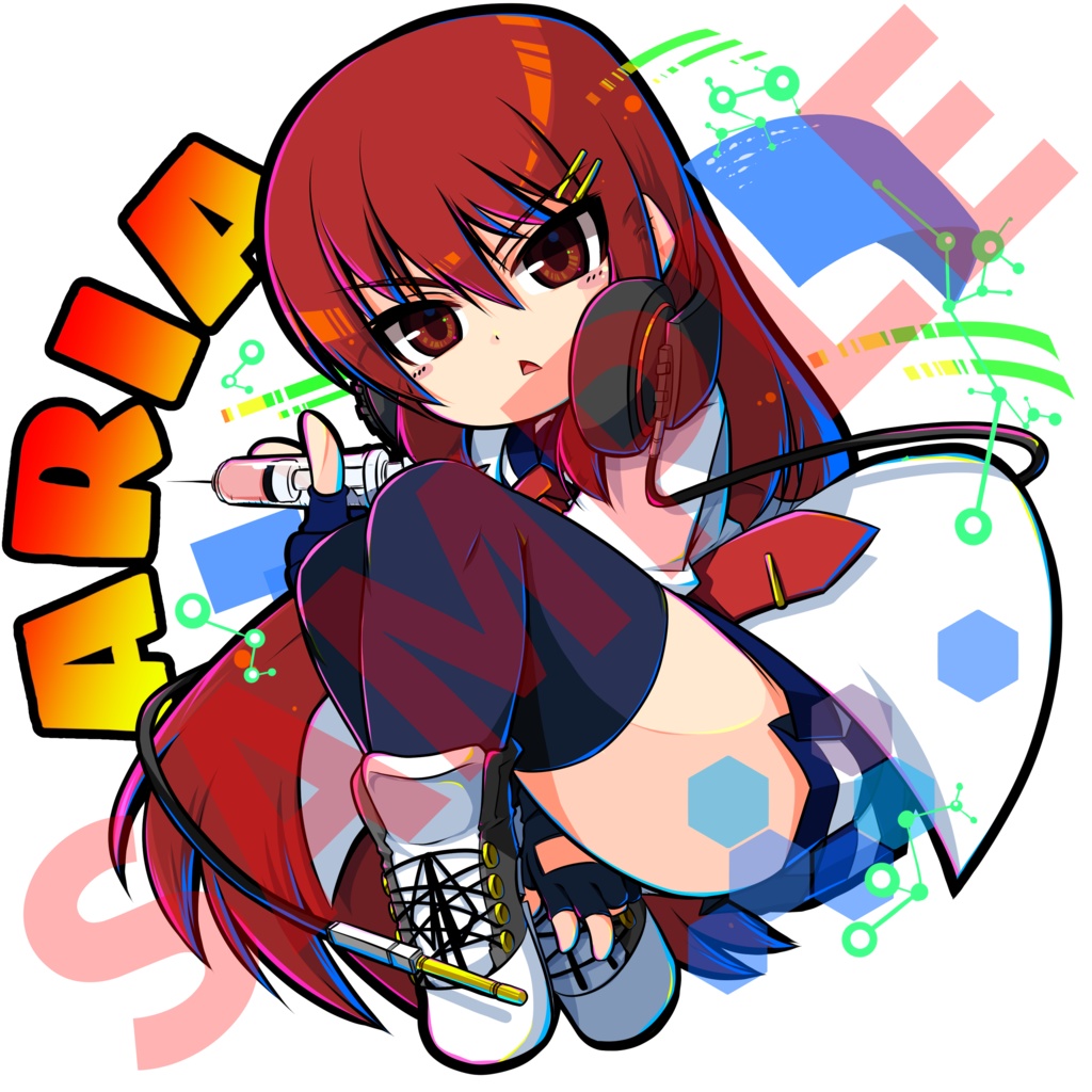 【機械の少女シリーズ】缶バッジ3個セット