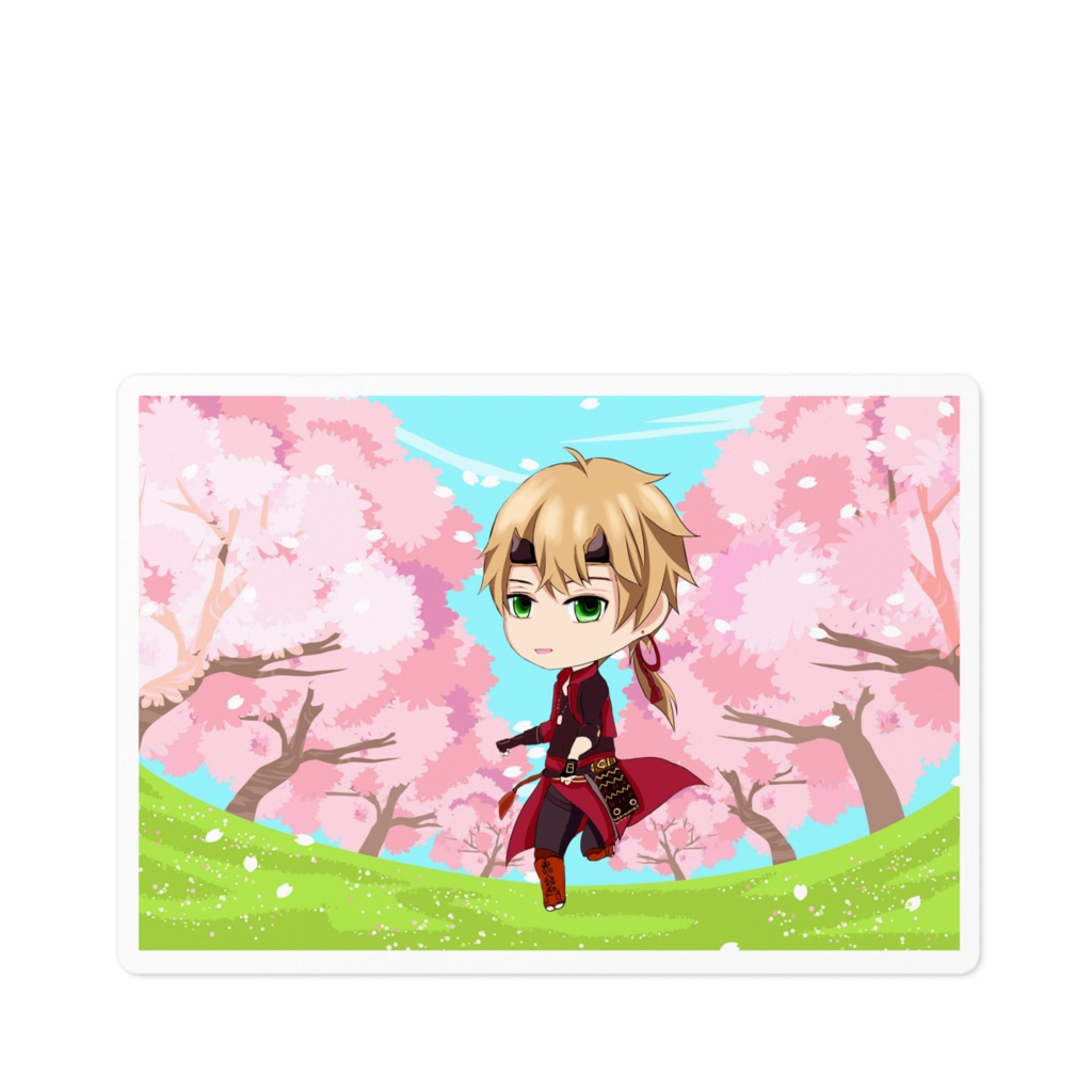 【ステッカー】トーマ 桜道 thoma　原神　genshin