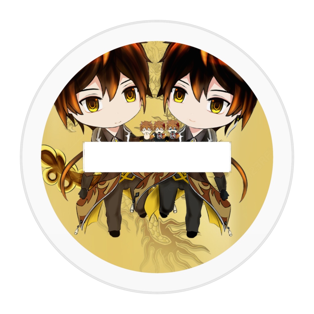 【アクリルフィギュア スタンド】龍 鍾離と手乗りタルタリヤ 原神 genshin