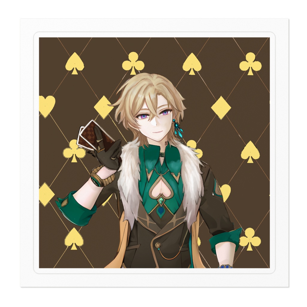 ステッカー アベンチュリン Aventurine 砂金 崩壊スターレイル 非公式 二次同人