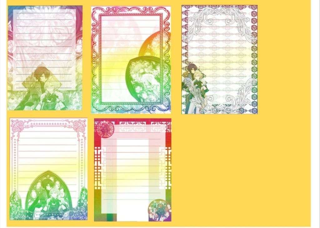 【匿名配送★同封用】★コミケ105、レイチュリ20点セット★直筆サイン レイチュリアベンチュリンイラスト特典プレゼントセット★レイシオ サンデー セットスターレイル