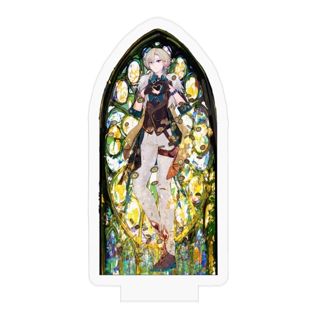 1,アベンチュリン,2ニャベンチュリン Aventurine アクリルフィギュア アクリルスタンド ステンドグラス