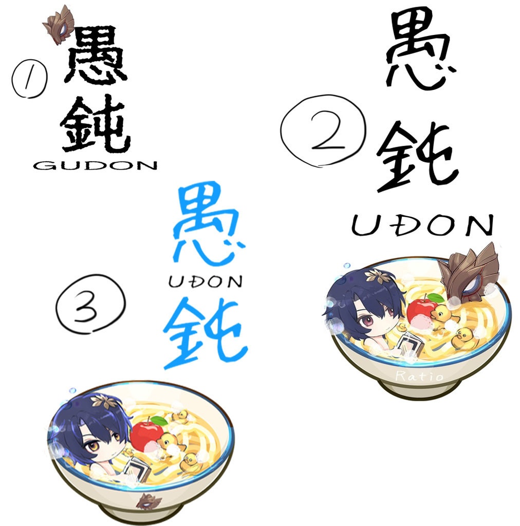 レイシオ 愚鈍うどん&凡人 シャツ 崩壊スターレイル