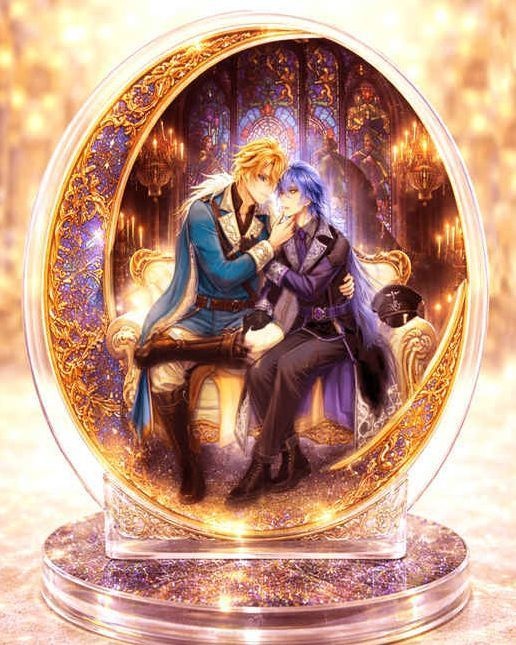 【5月末まで】5点セット【原神貴族軍服シリーズ】 ルカキリ ファルカフリンズ アクリルスタンド ドゥリン【自宅配送】