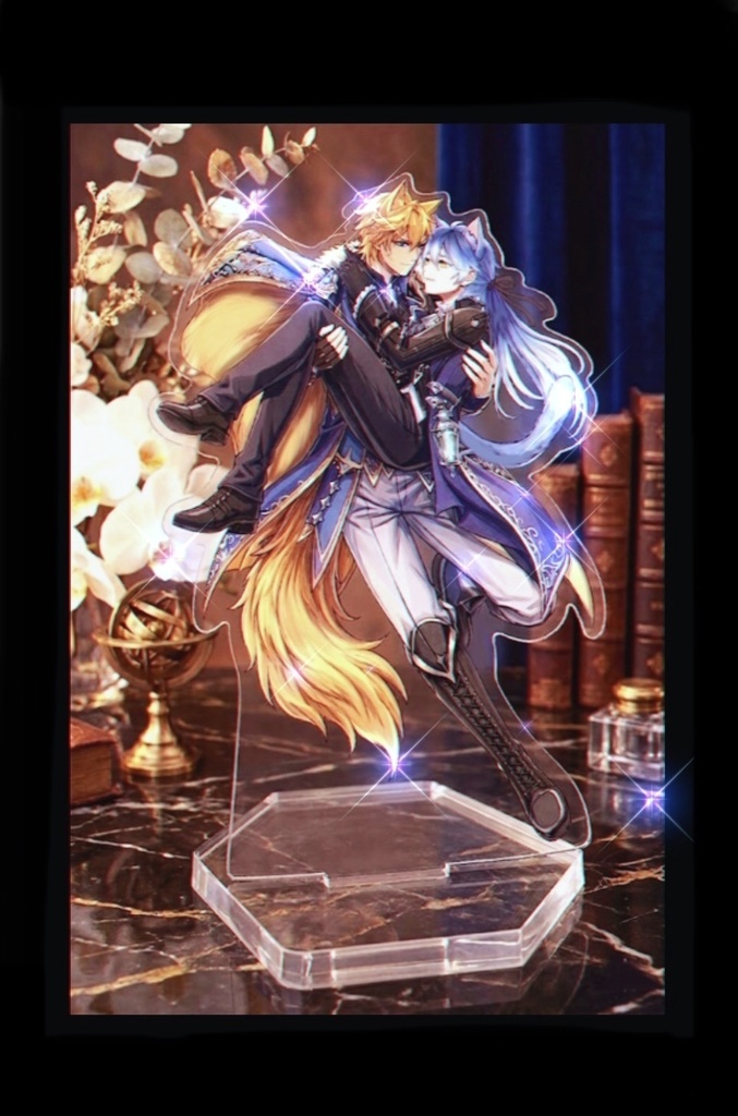 【原神ポーチ⭐︎コインケース⭐︎アクスタ&タオル】ファルカxフリンズ貴族姫抱っこルカキリ【3Dプリント】ファルカ フリンズ