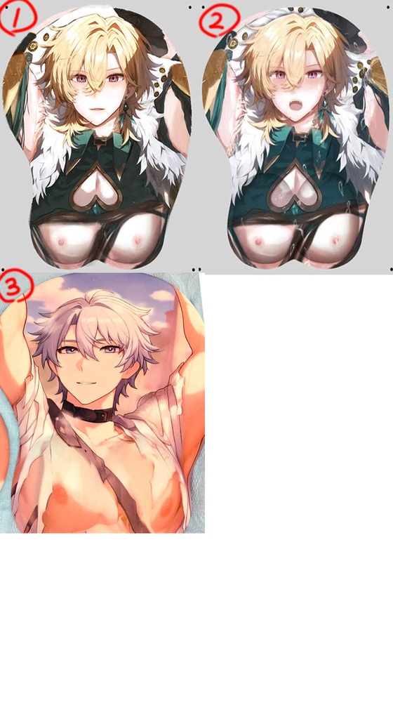 ファルカ フリンズ ファイノン アベンチュリン 3D立体胸マウスパッド おっぱい Hなぷにぷにパッド 崩壊スターレイル 原神マウスパッド