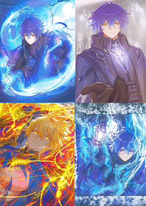 【特典付本】Fortuna 原神&スターレイルイラスト集 フリンズ、アベンチュリン、レイシオ、ファイノン、カスライナフルカラー2020~2025年