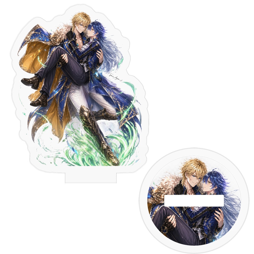 【ルカキリ原神アクスタ】ファルカxフリンズ貴族姫抱っこ ルカキリ アクリルフィギュア ファルカ フリンズアクリルスタンド