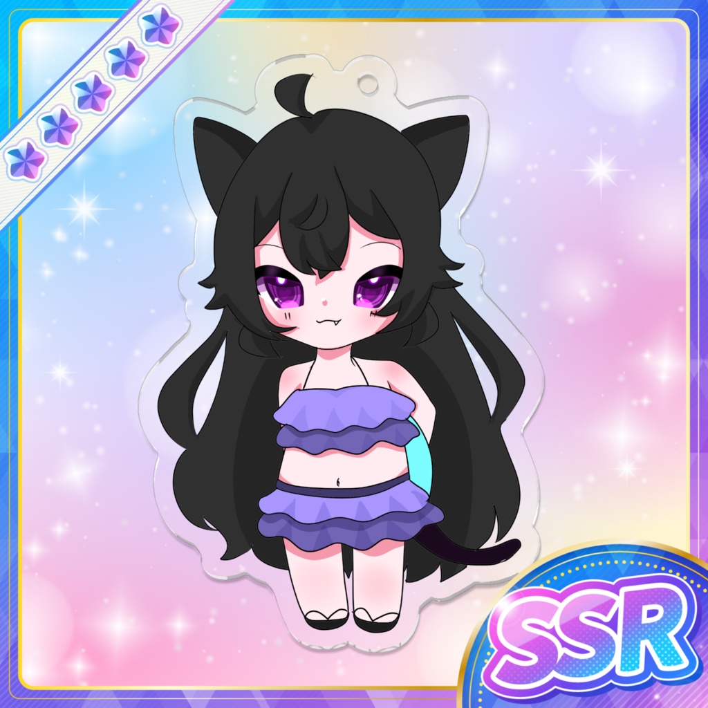 水着ちびクロヤ アクリルキーホルダー