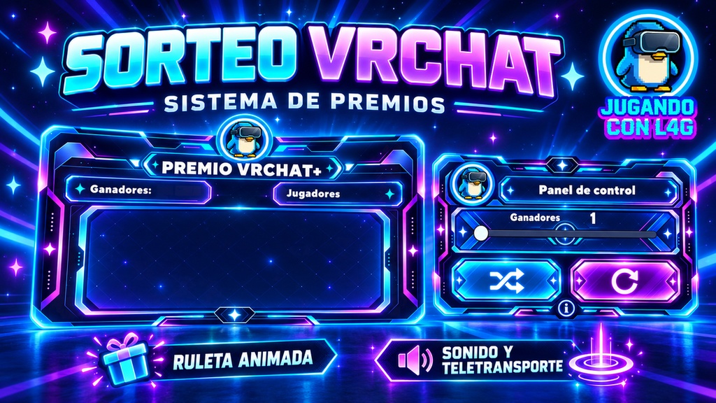 VRChat Lottery System – Interactive Giveaway & Prize Draw