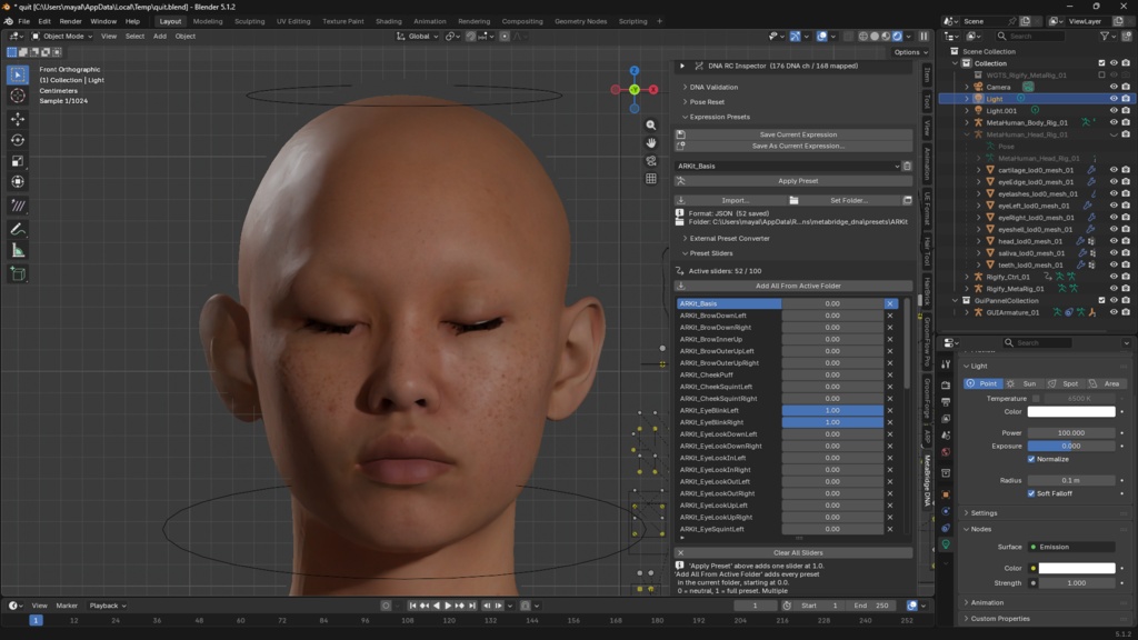 Metabridge_DNA Blender Extension